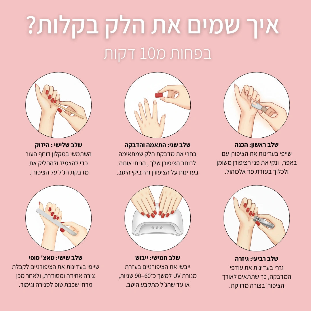 ציפורניים של מיליון דולר בכל מקום, בכל זמן.