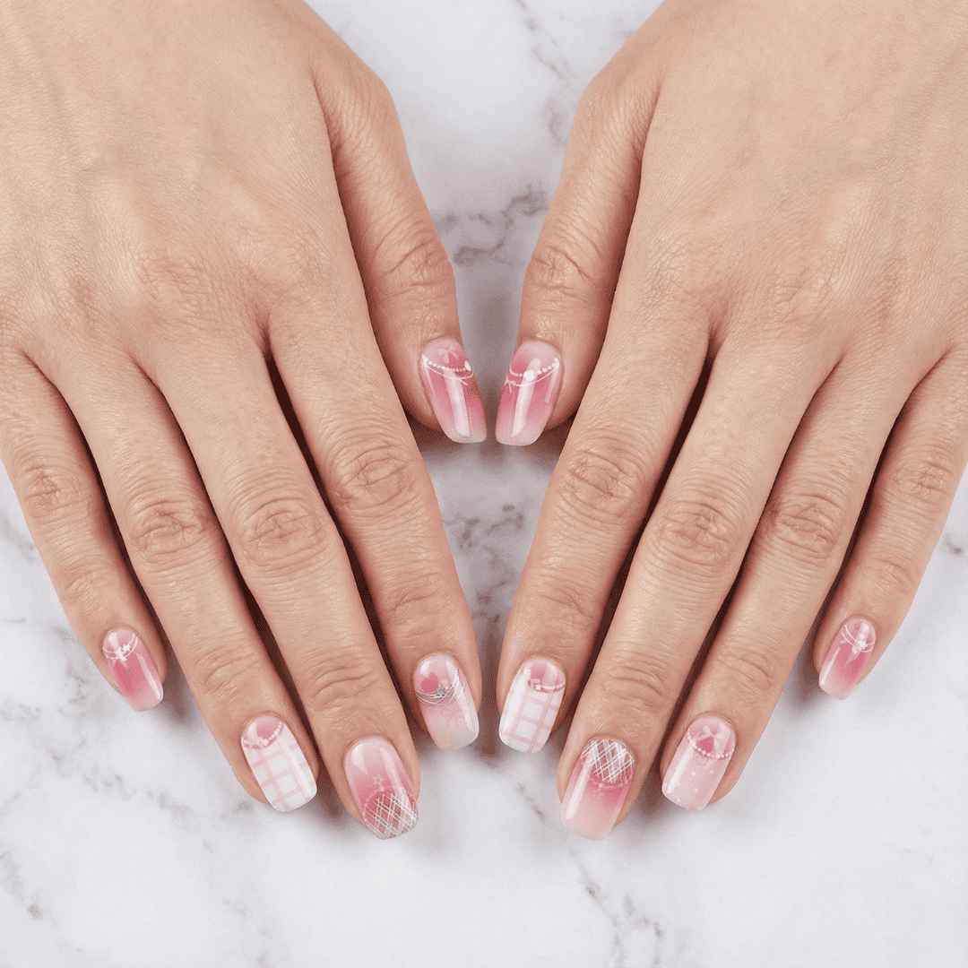 ג'ל ורוד עם ציורים