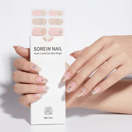 ג'ל ורוד נצנצים