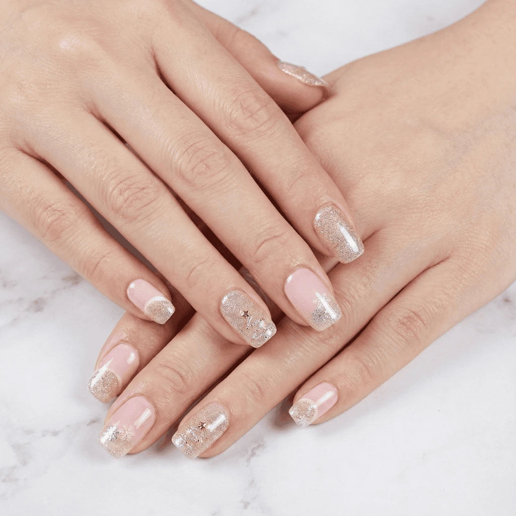 ג'ל ורוד נצנצים