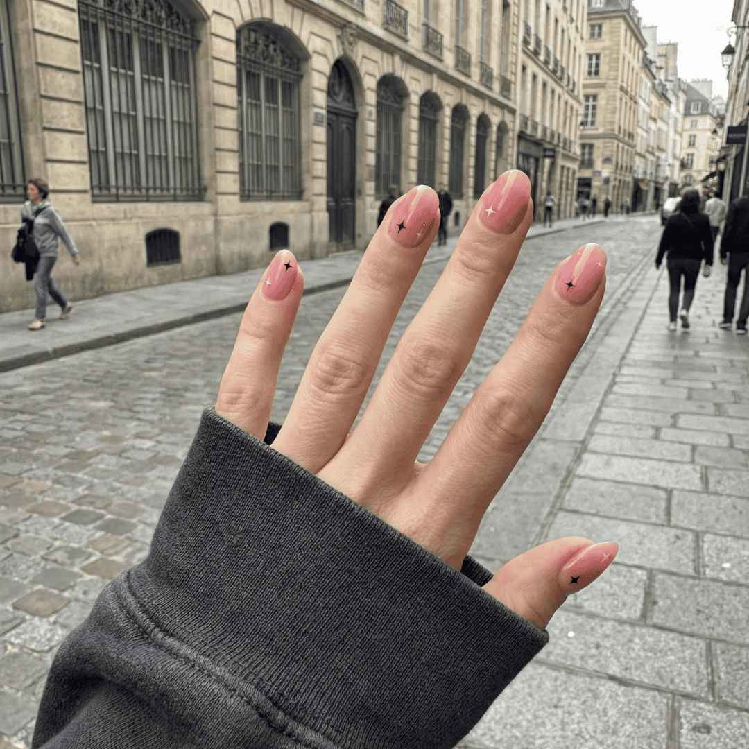 ג'ל ורוד עם כוכבים