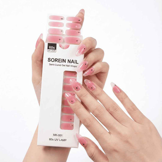 ג'ל ורוד עם כוכבים