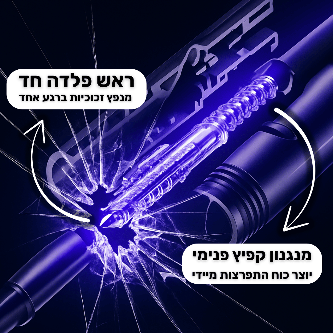 SafetyHammer - כלי חילוץ לרכב מציל חיים
