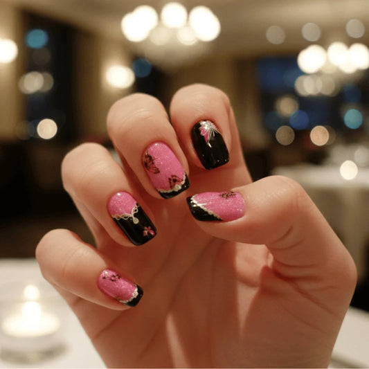 ג'ל ורוד־שחור פנטזיה