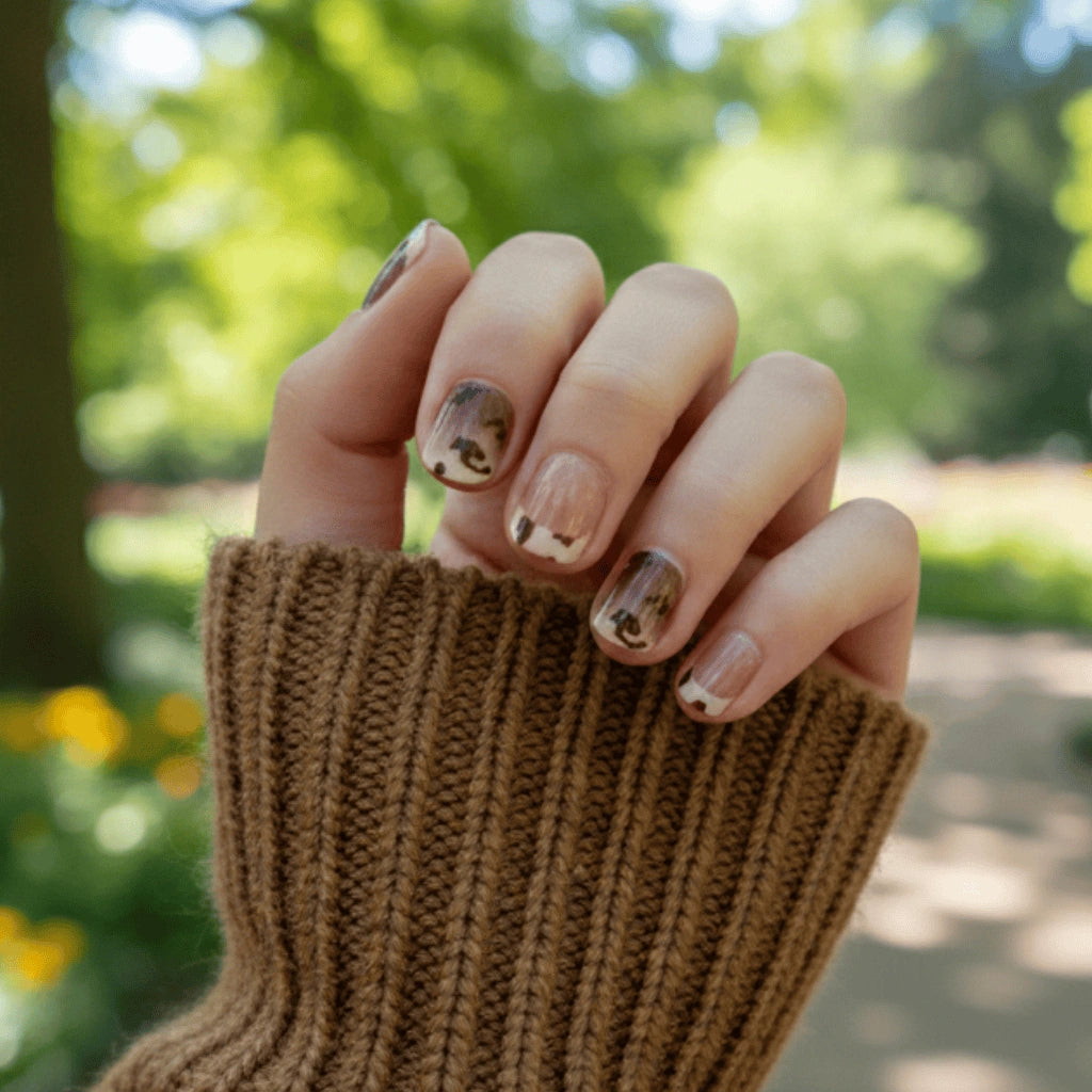 ג'ל מנומר חום