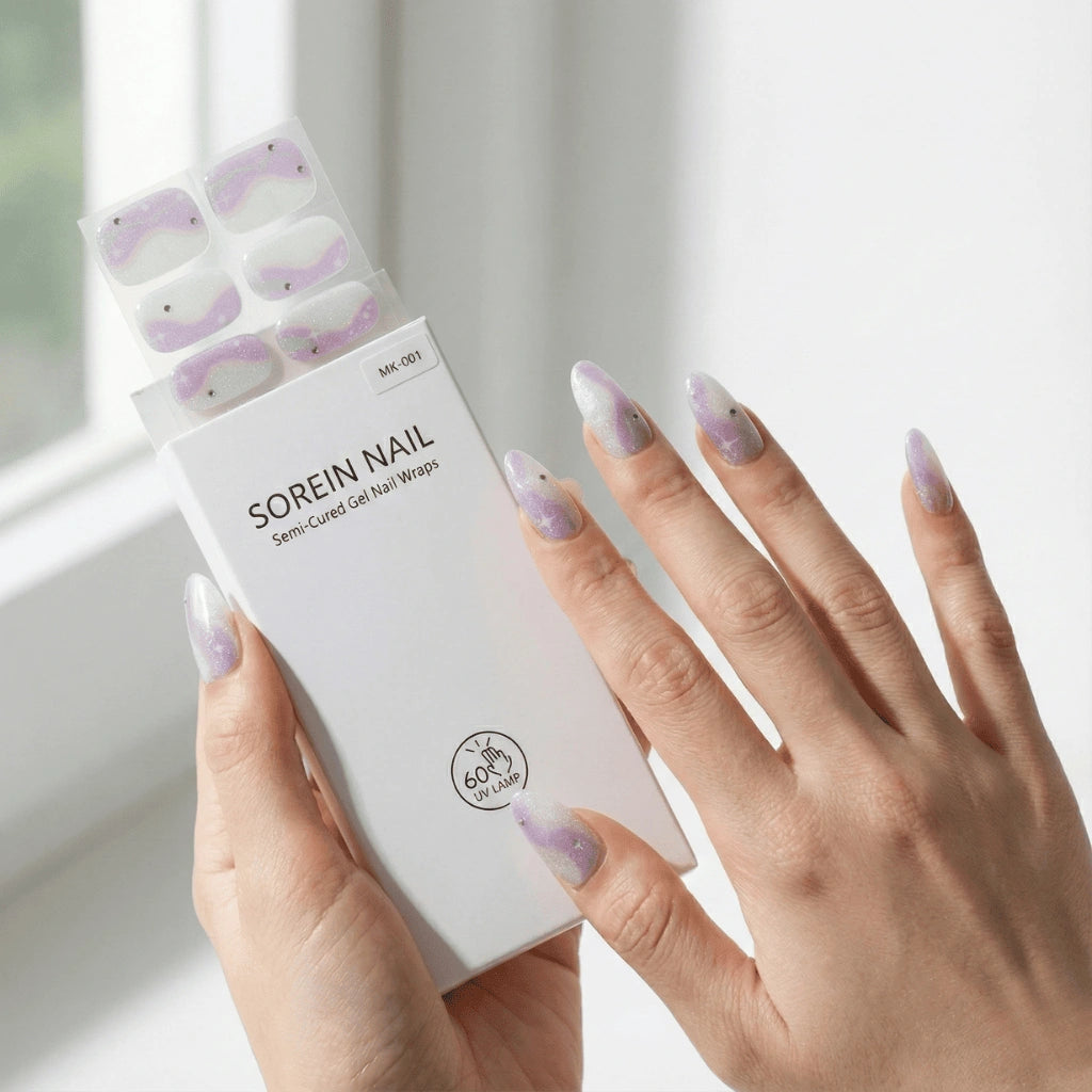 ג'ל סגול פנינה