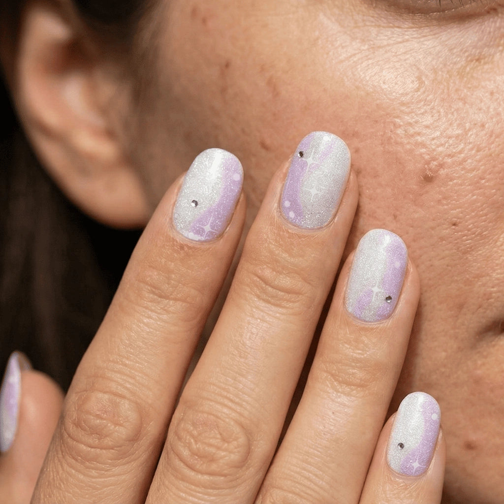 ג'ל סגול פנינה