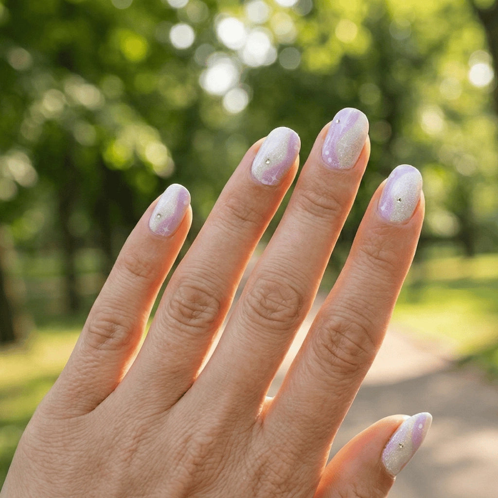 ג'ל סגול פנינה