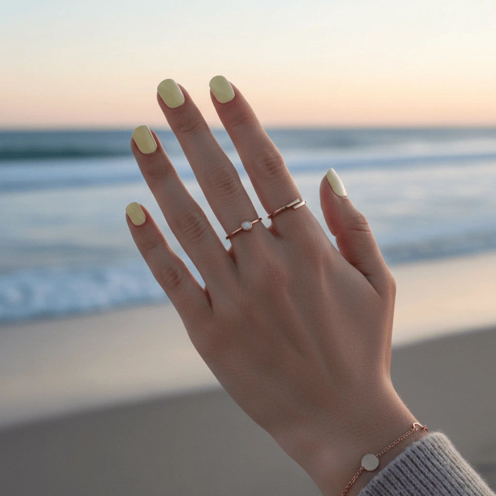 ג'ל צהוב ונילי