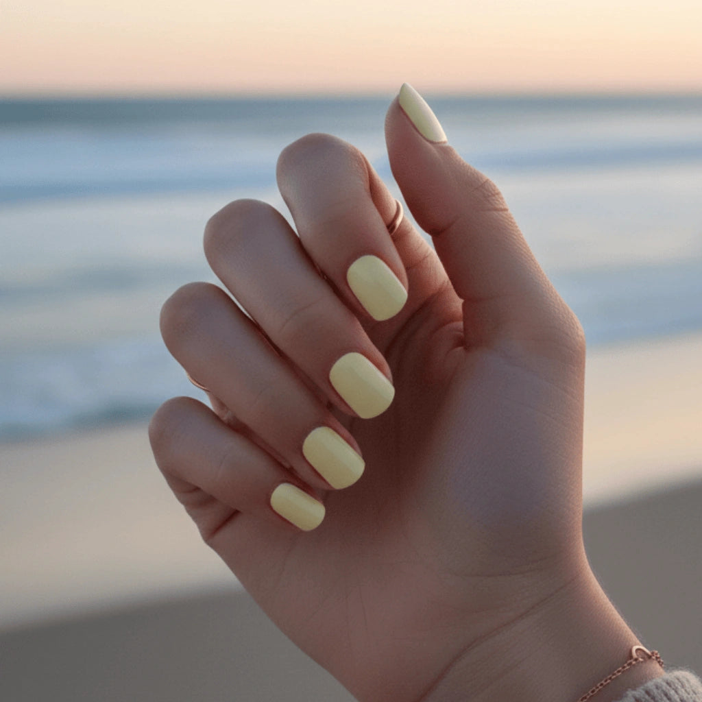 ג'ל צהוב ונילי